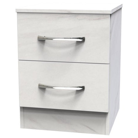 Avon 2 Drawer Bedside Table