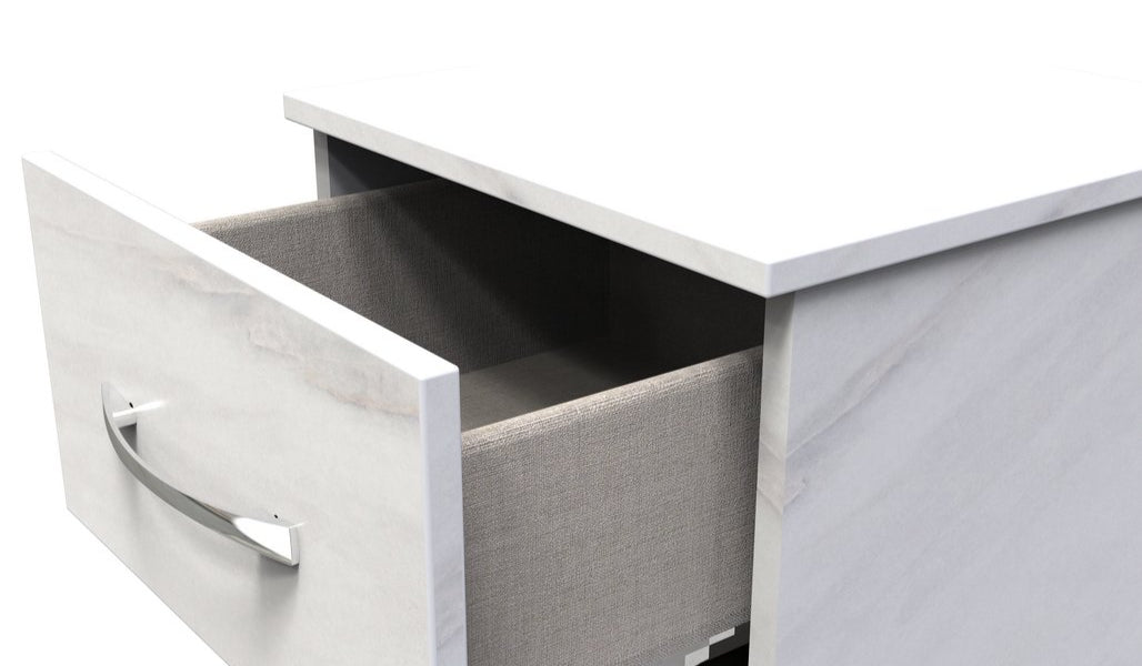 Avon 2 Drawer Bedside Table