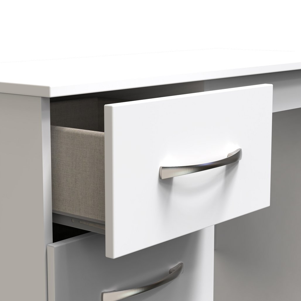 Avon 3 Drawer Single Pedestal Vanity