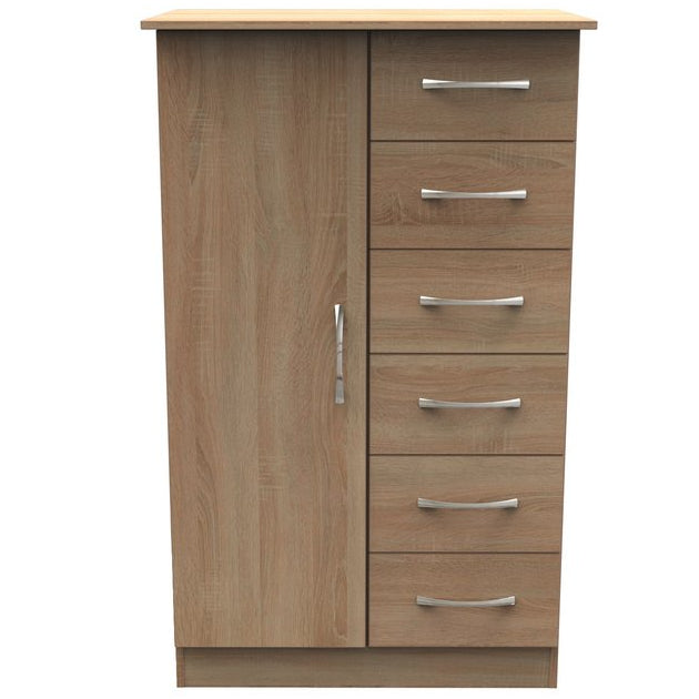 Avon 1 Door 6 Drawer Children's Wardrobe