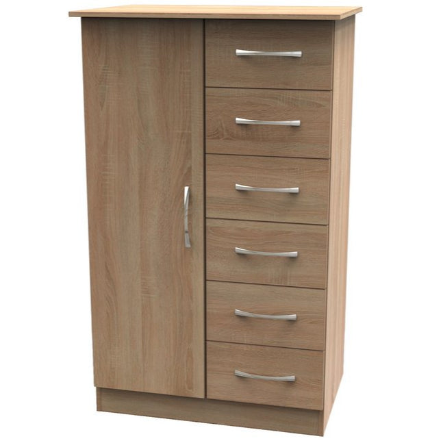 Avon 1 Door 6 Drawer Children's Wardrobe