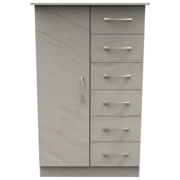 Avon 1 Door 6 Drawer Children's Wardrobe