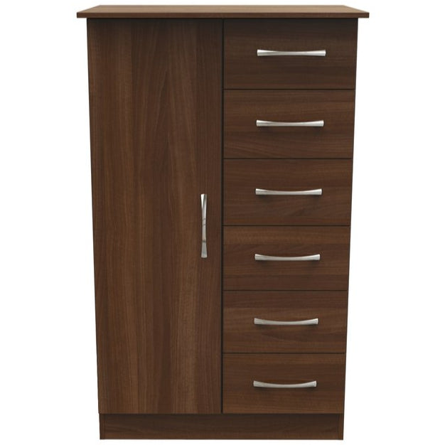 Avon 1 Door 6 Drawer Children's Wardrobe