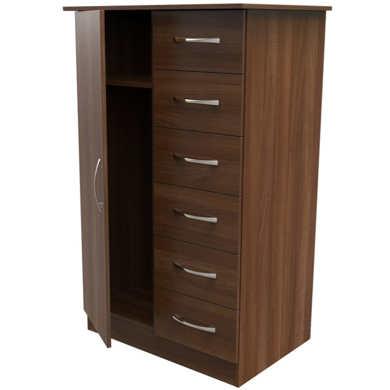 Avon 1 Door 6 Drawer Children's Wardrobe