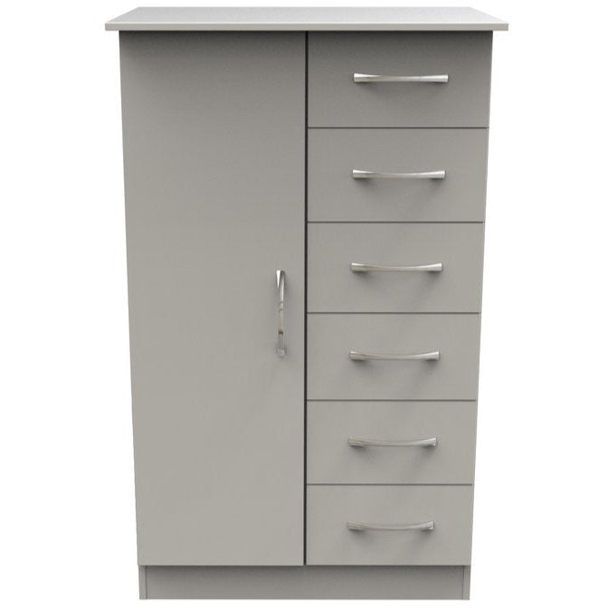 Avon 1 Door 6 Drawer Children's Wardrobe