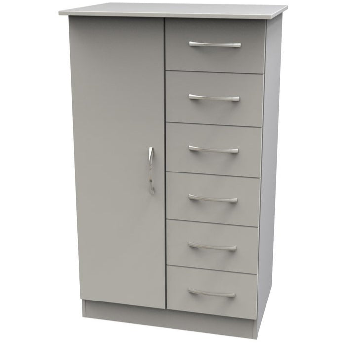 Avon 1 Door 6 Drawer Children's Wardrobe