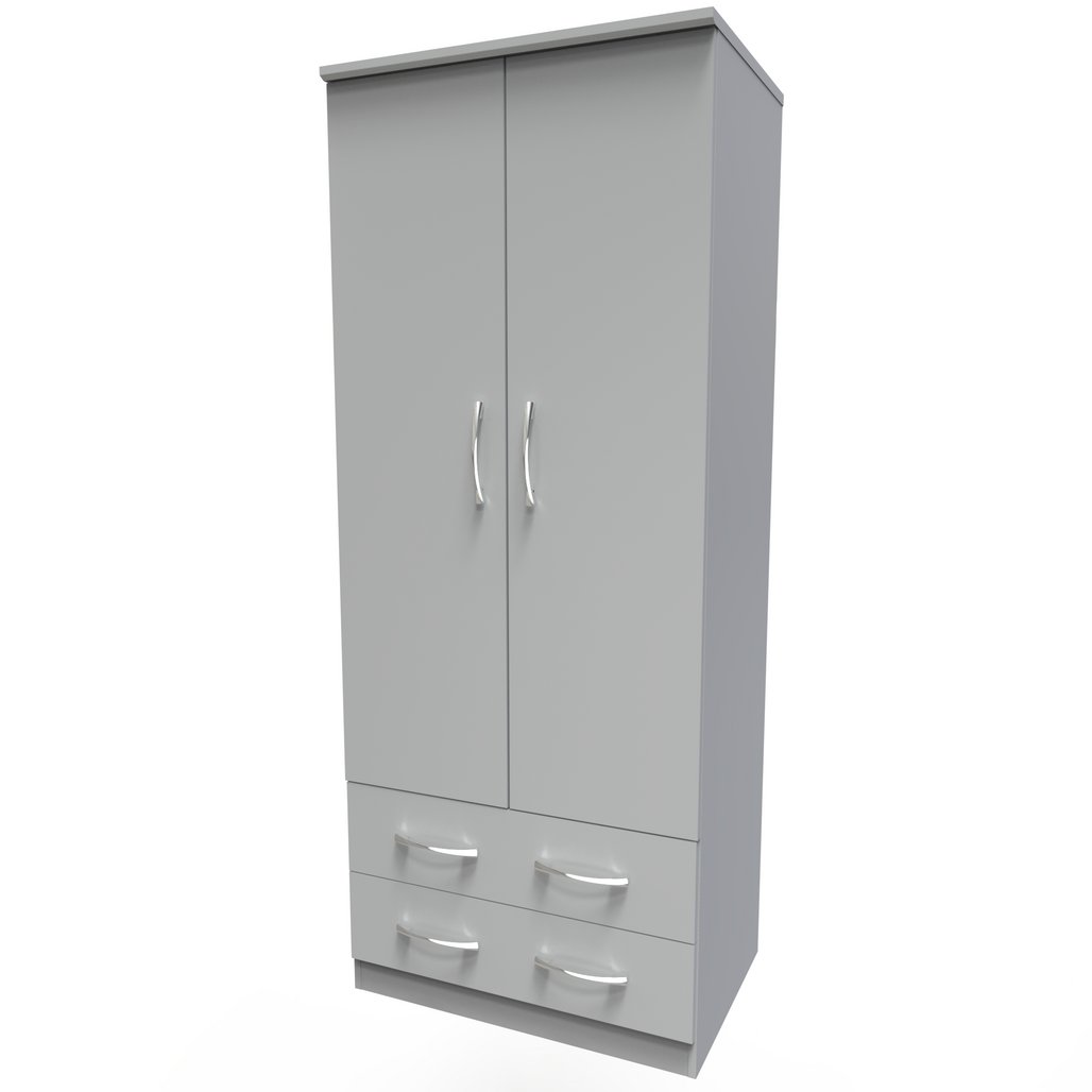 Avon 2 Drawer 2 Door Double Wardrobe