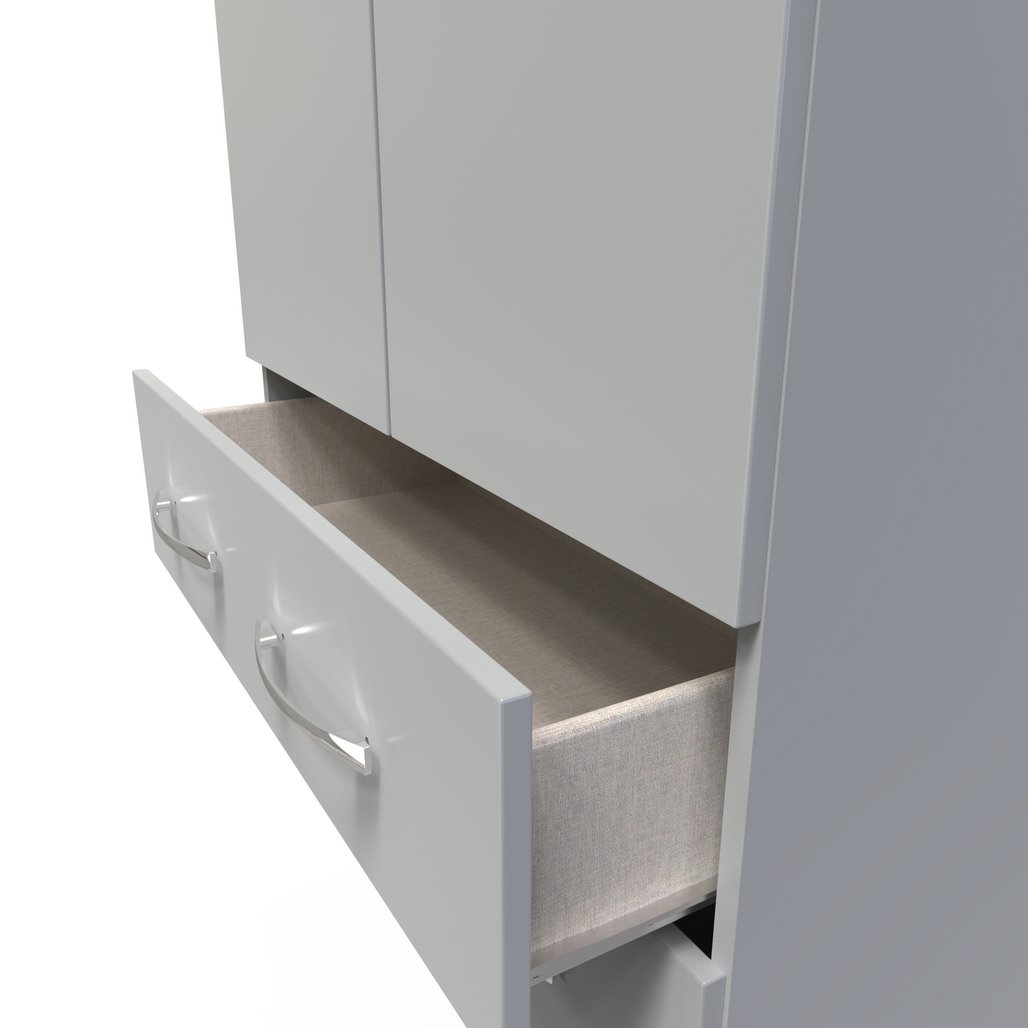 Avon 2 Drawer 2 Door Double Wardrobe