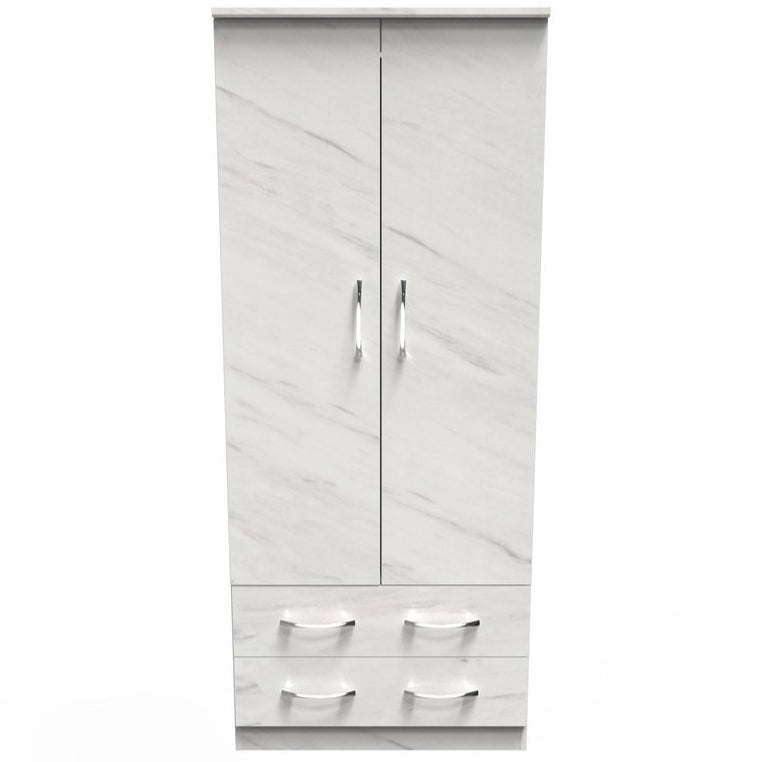 Avon 2 Drawer 2 Door Double Wardrobe