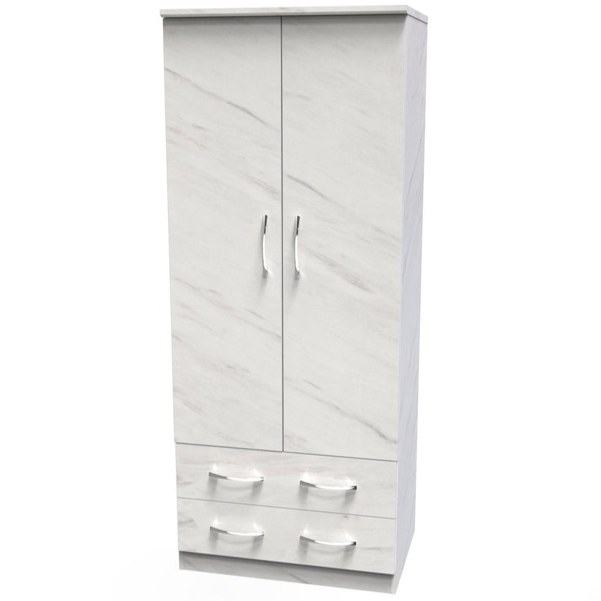 Avon 2 Drawer 2 Door Double Wardrobe