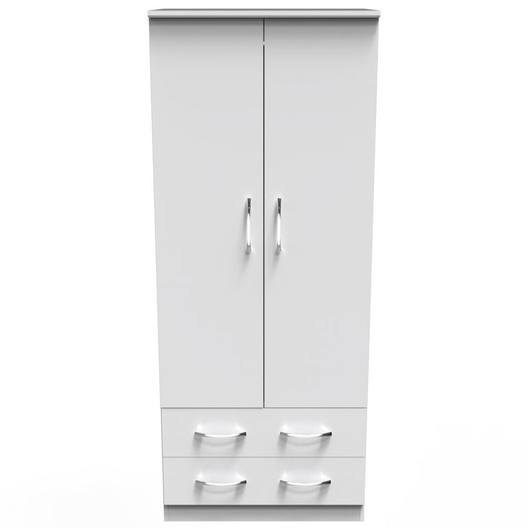 Avon 2 Drawer 2 Door Double Wardrobe