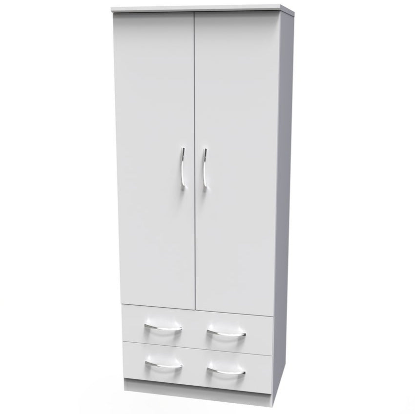 Avon 2 Drawer 2 Door Double Wardrobe