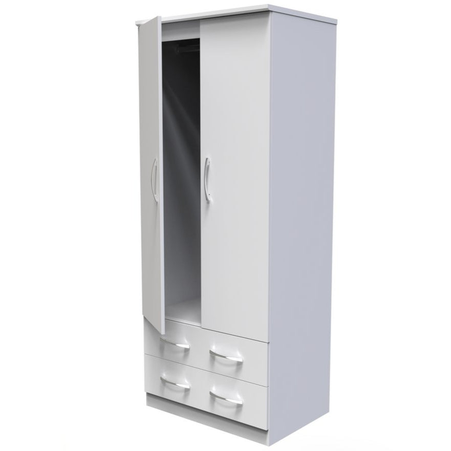 Avon 2 Drawer 2 Door Double Wardrobe