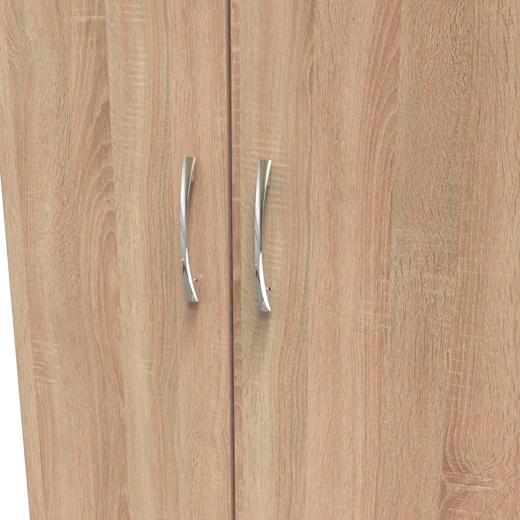 Avon 2 Drawer 3 Door Triple Wardrobe