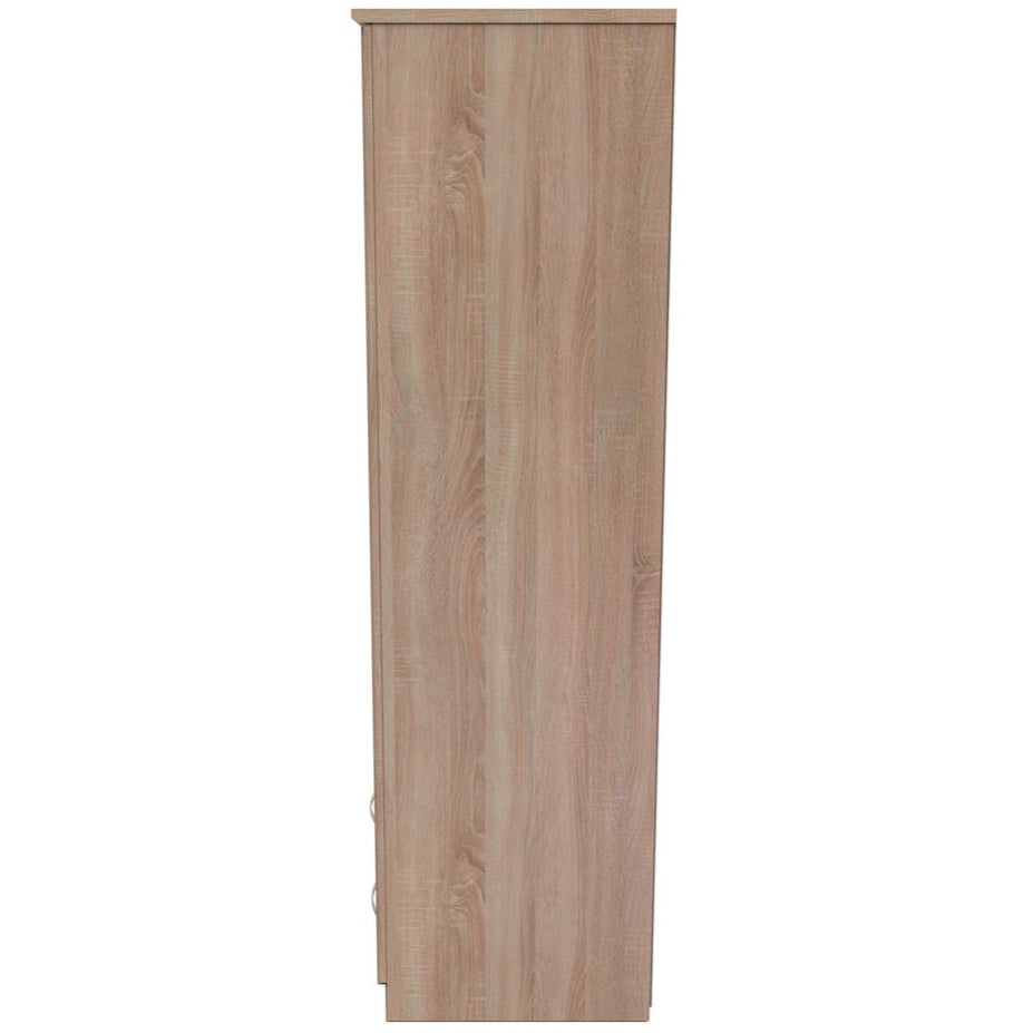 Avon 2 Drawer 3 Door Triple Plain Wardrobe