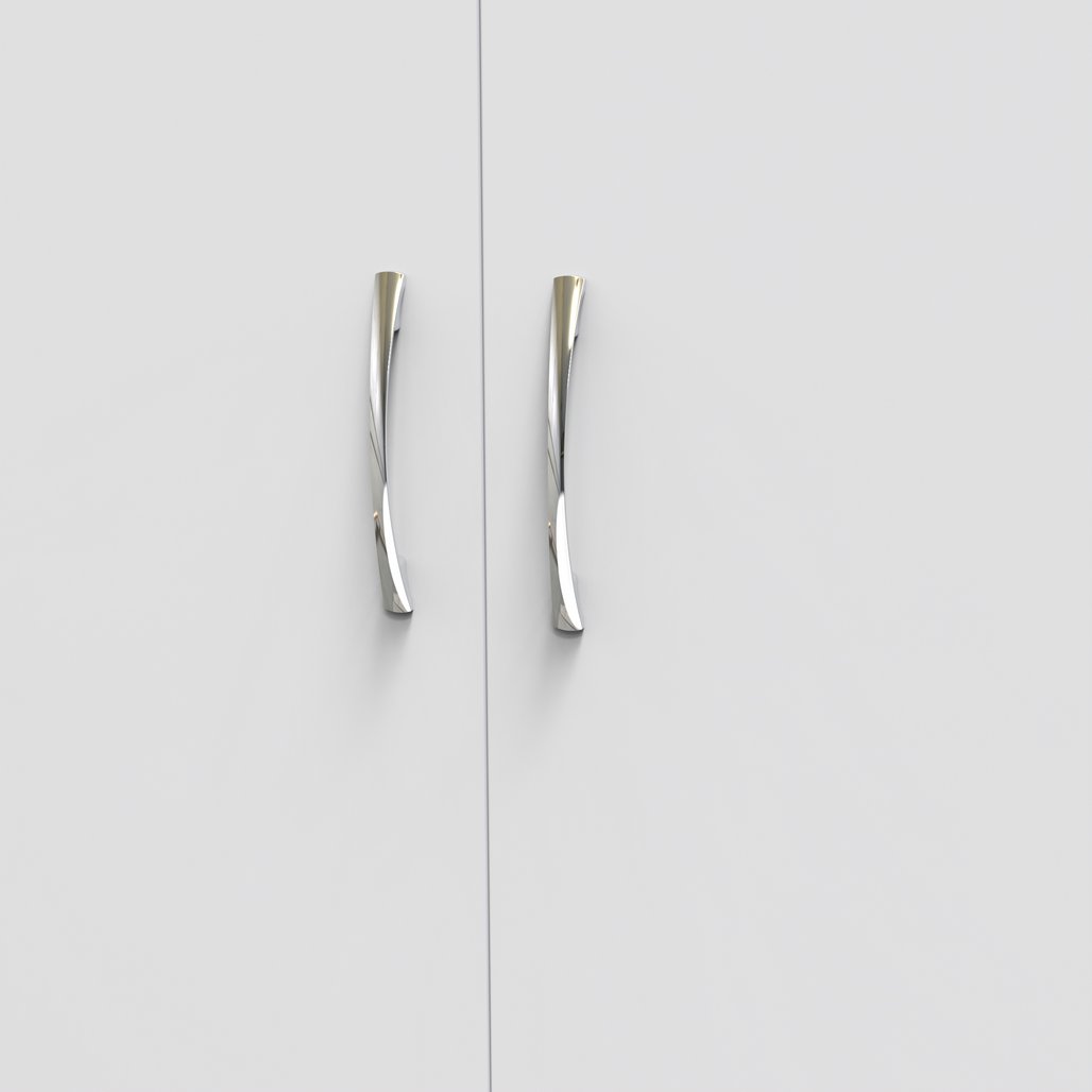 Avon 2 Drawer 3 Door Triple Plain Wardrobe