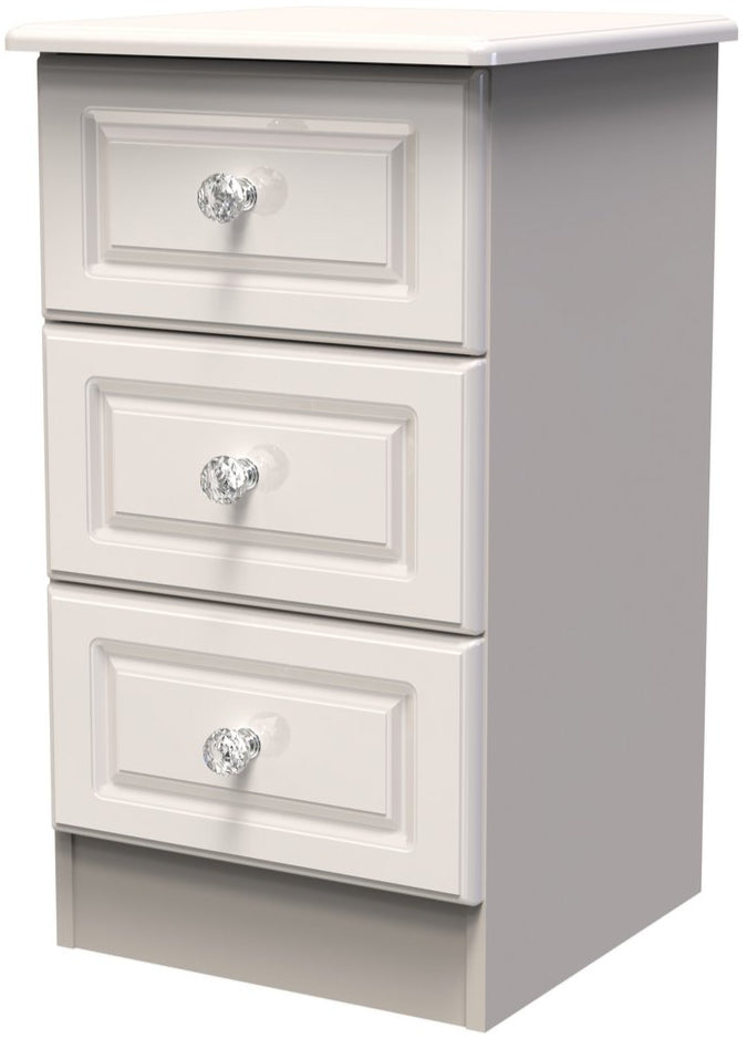Balmoral 3 Drawer Bedside Table