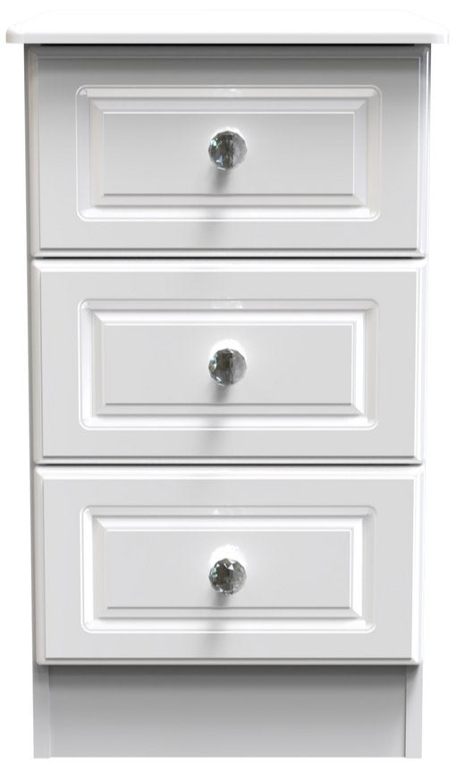 Balmoral 3 Drawer Bedside Table