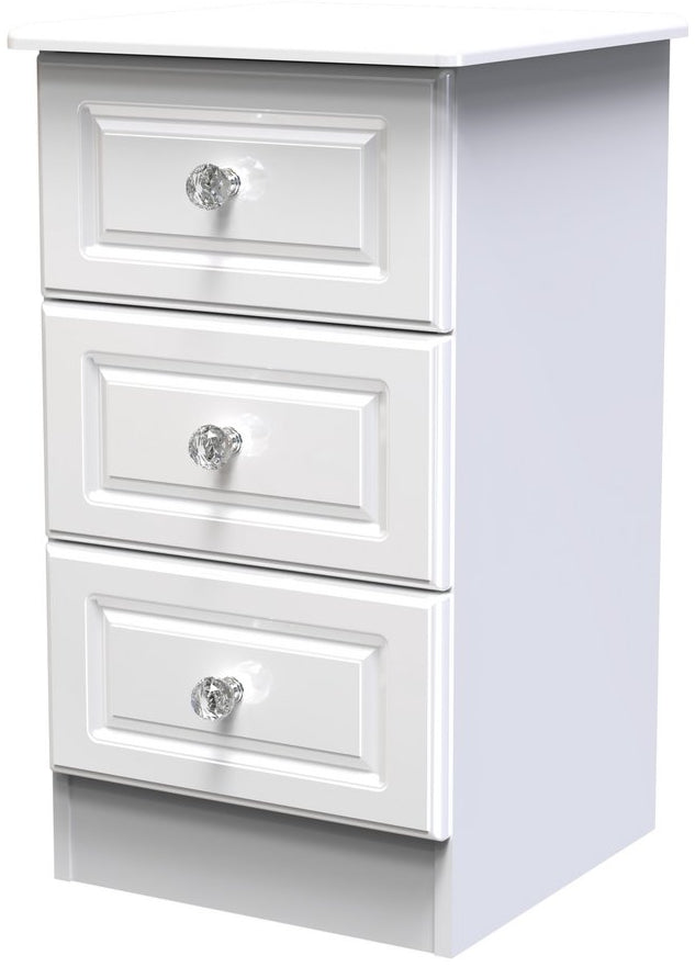 Balmoral 3 Drawer Bedside Table