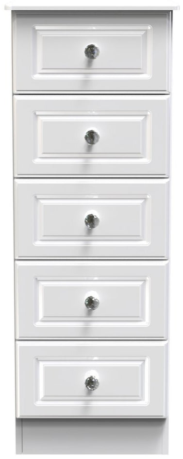 Balmoral 5 Drawer Bedside Table