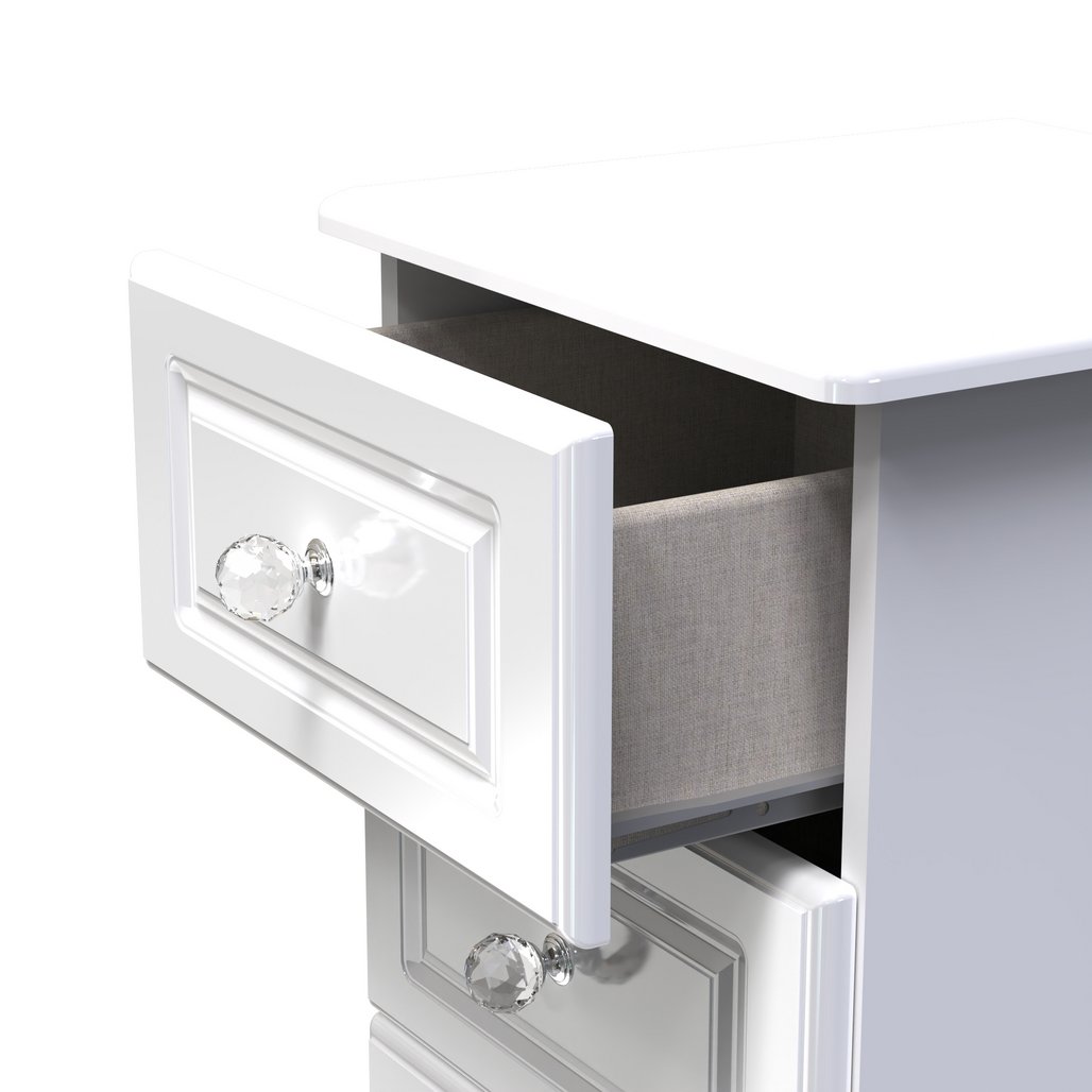 Balmoral 5 Drawer Bedside Table