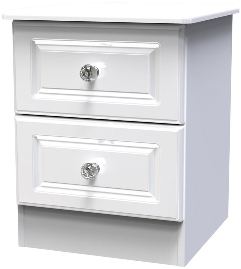 Balmoral 2 Drawer Bedside Table