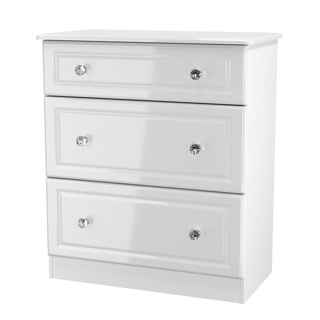 Balmoral 3 Drawer Deep Chest of Drawers