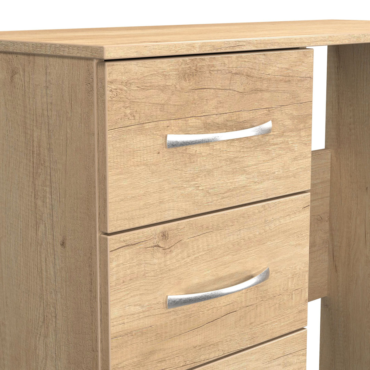 Avon 3 Drawer Single Pedestal Vanity