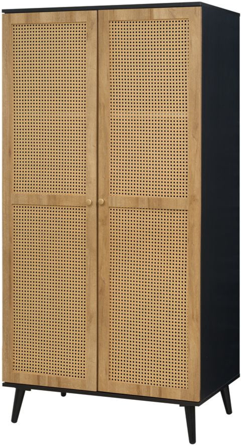 Manila Rattan 2 Door Double Wardrobe