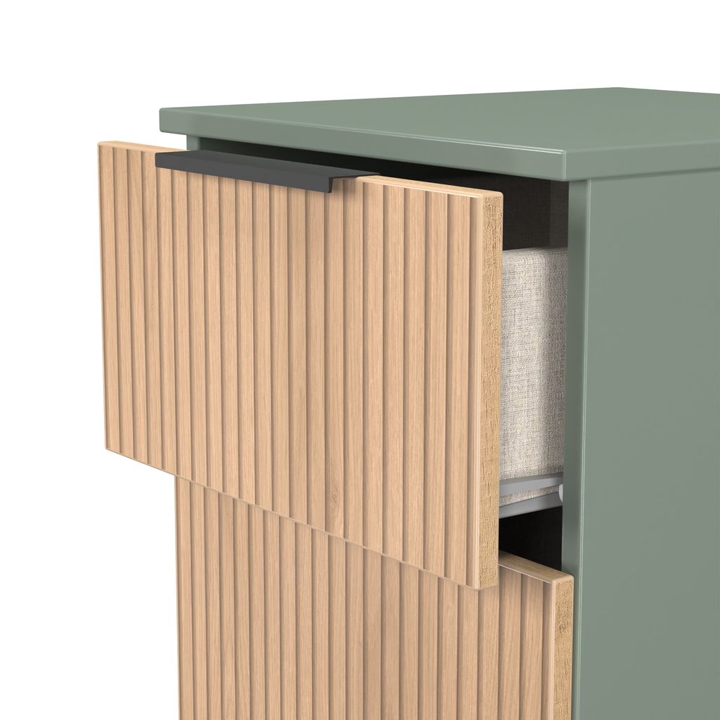 Java 2 Drawer Bedside Table