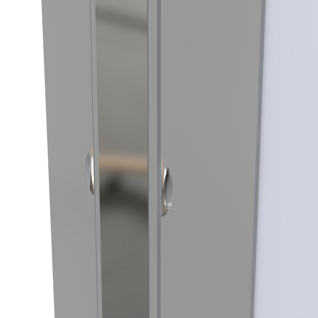 Camden Mirrored 3 Door Triple Wardrobe