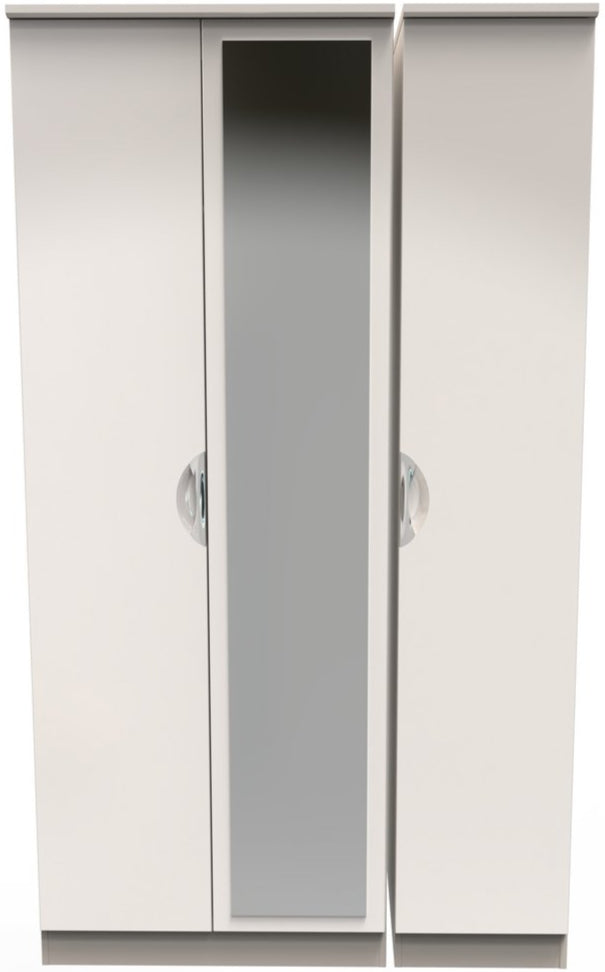 Camden Mirrored 3 Door Triple Wardrobe