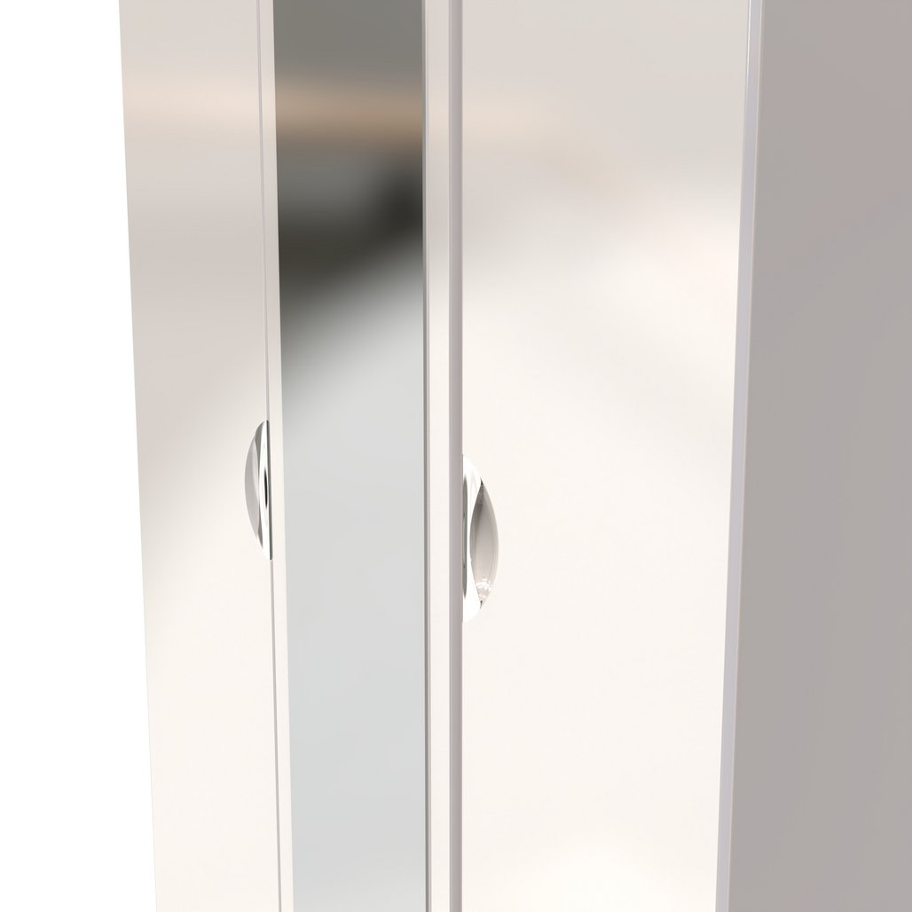Camden Mirrored 3 Door Triple Wardrobe