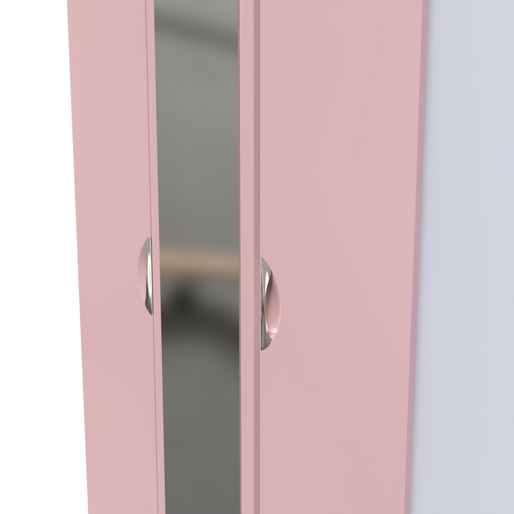 Camden Mirrored 3 Door Triple Wardrobe