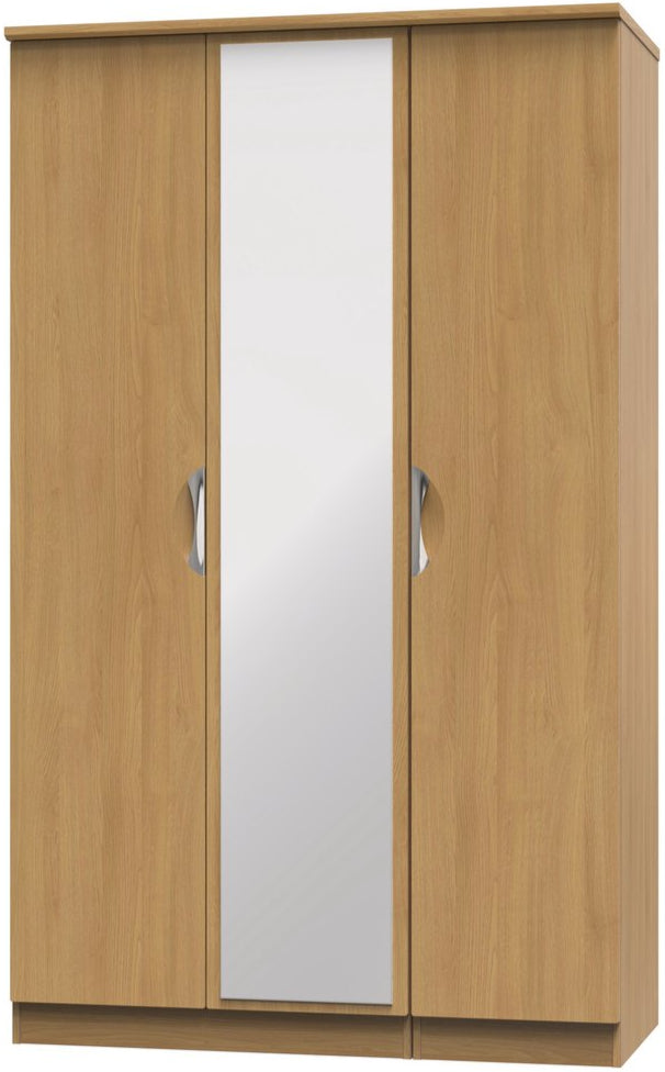 Camden Mirrored 3 Door Triple Wardrobe