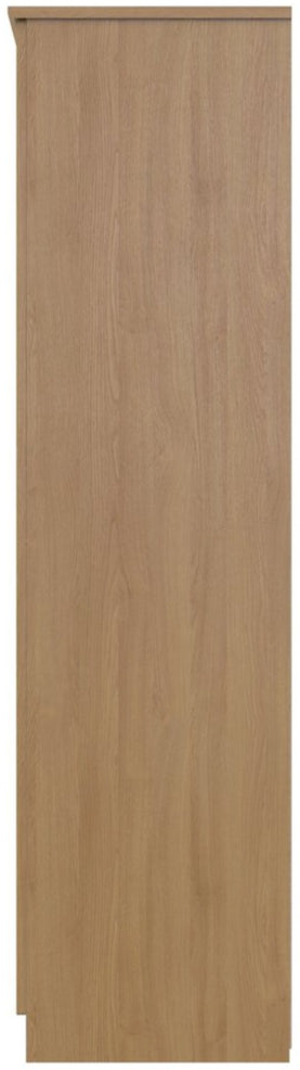 Camden Tall Mirrored Large 2 Drawer 3 Door Triple Wardrobe