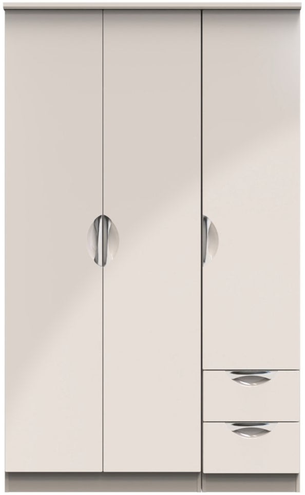 Camden 2 Drawer 3 Door Triple Wardrobe
