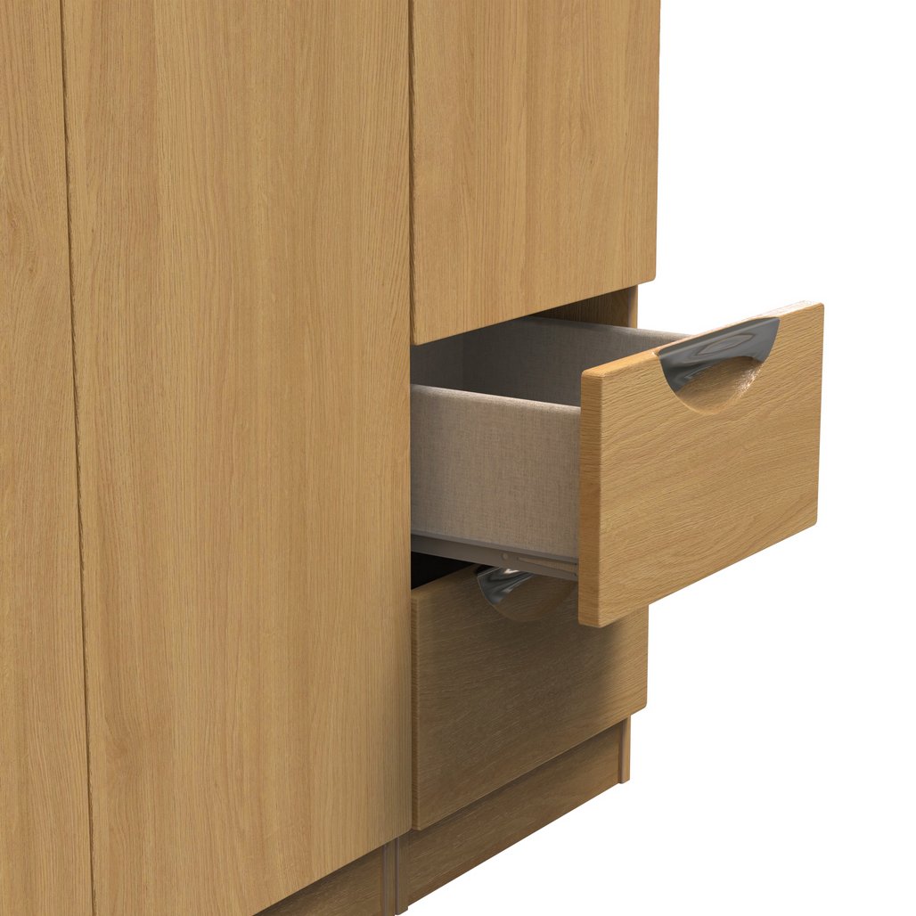 Camden 2 Drawer 3 Door Triple Wardrobe