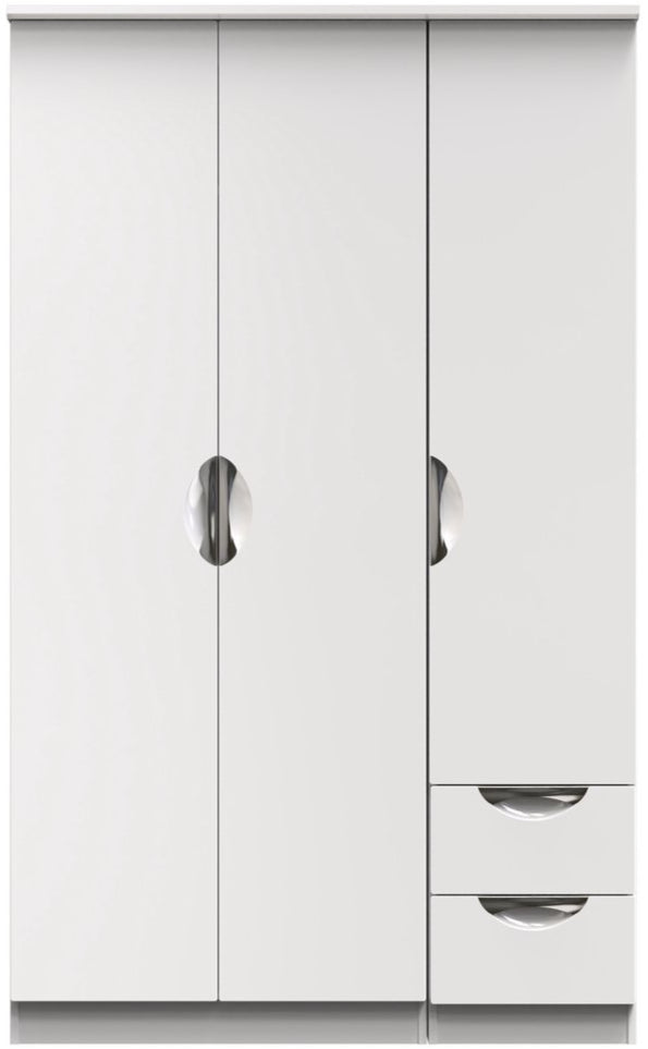 Camden 2 Drawer 3 Door Triple Wardrobe