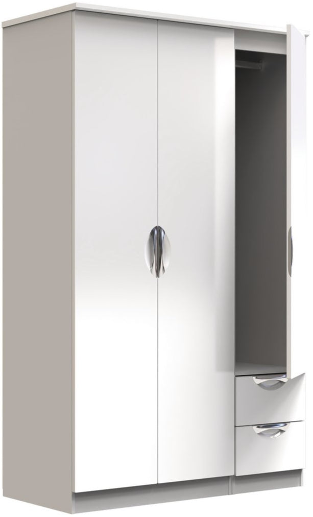 Camden 2 Drawer 3 Door Triple Wardrobe