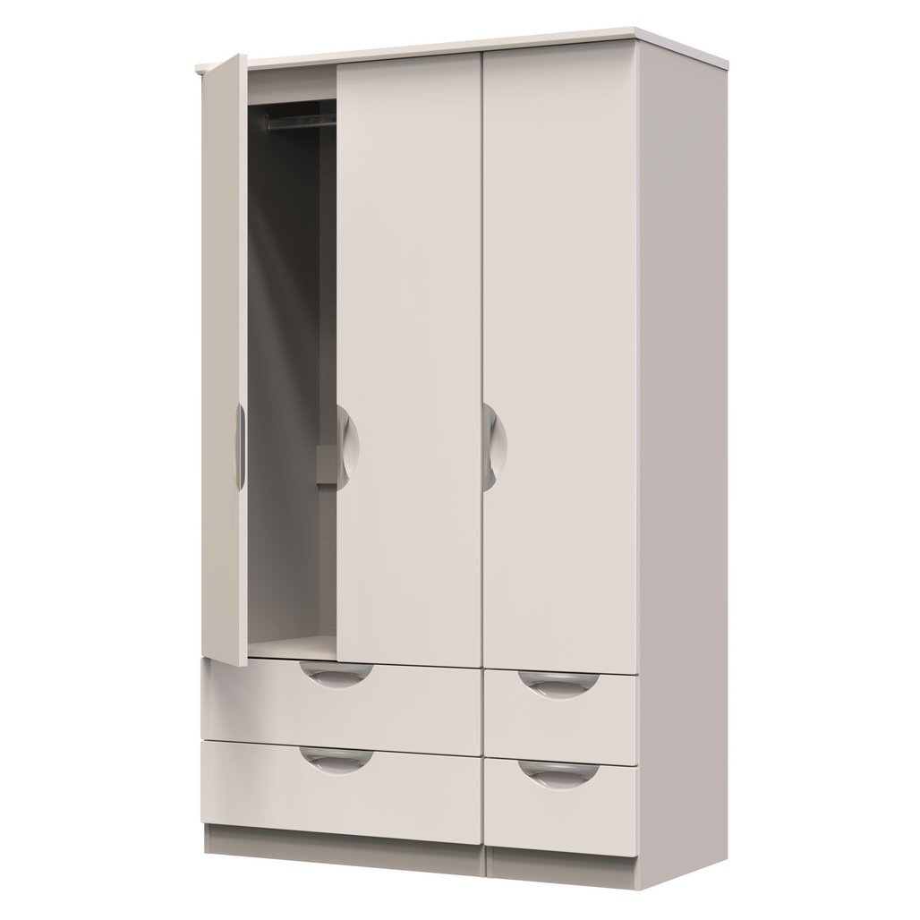 Camden 4 Drawer 3 Door Triple Wardrobe