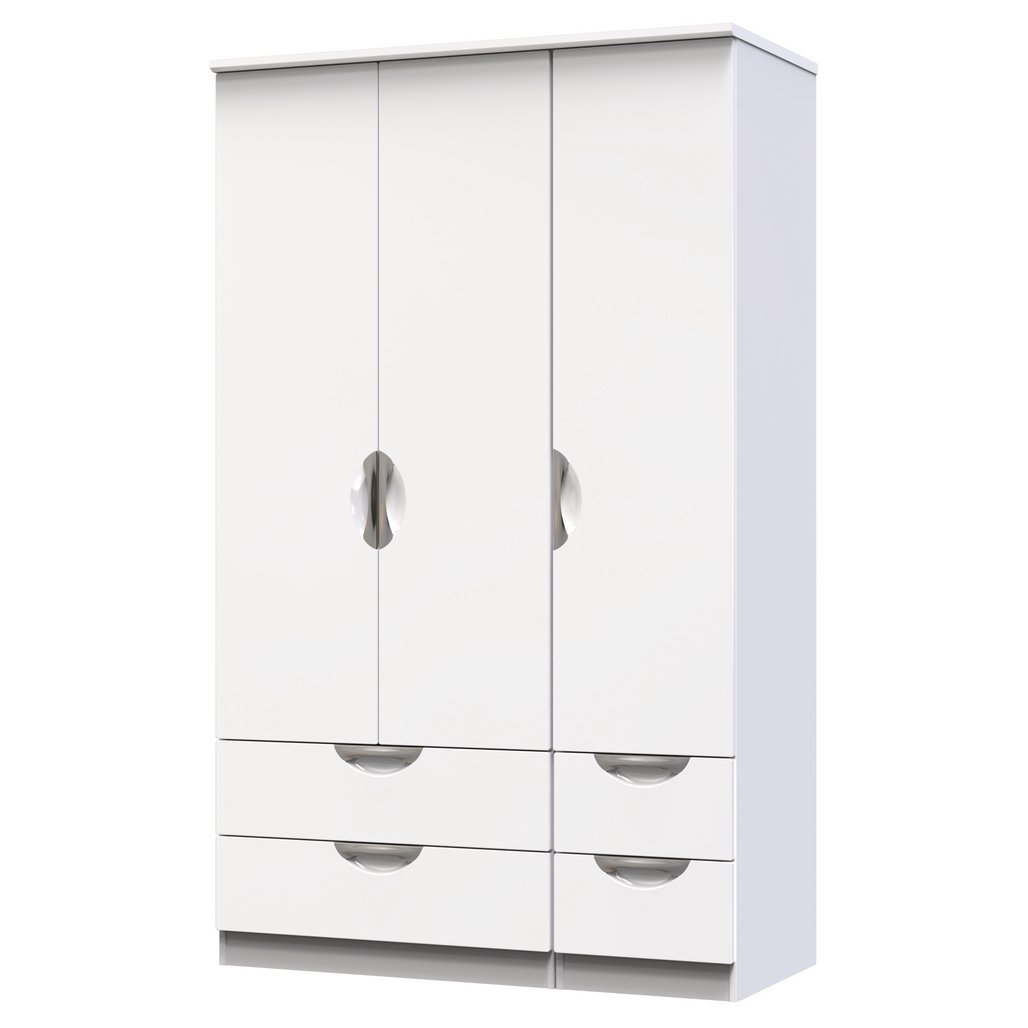 Camden 4 Drawer 3 Door Triple Wardrobe