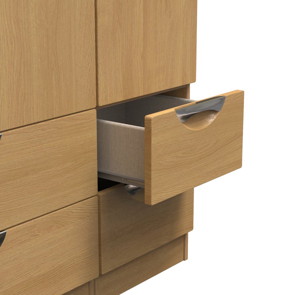 Camden Tall 4 Drawer 3 Door Triple Wardrobe