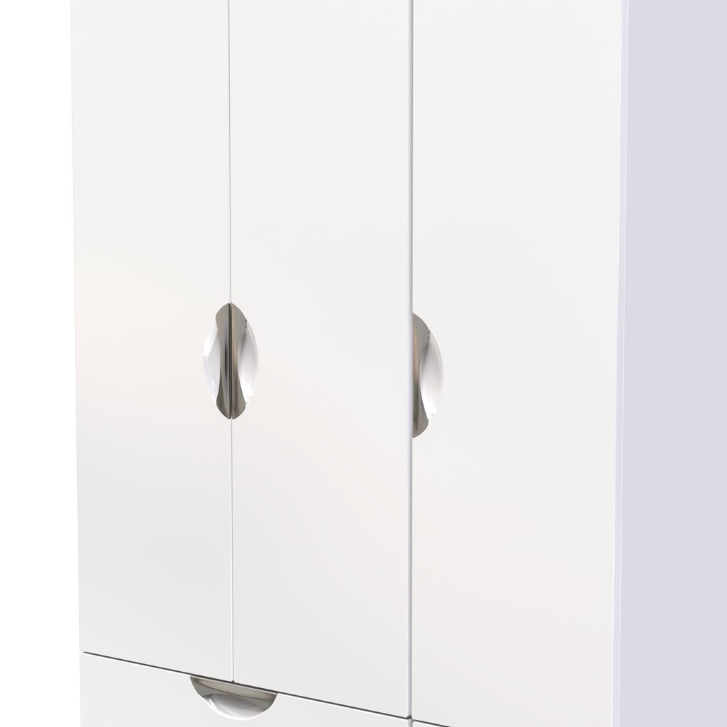 Camden Tall 4 Drawer 3 Door Triple Wardrobe