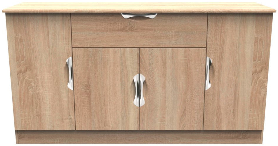 Camden Wide 4 Door 1 Drawer Sideboard
