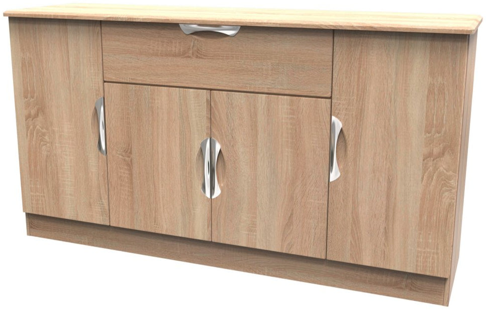 Camden Wide 4 Door 1 Drawer Sideboard