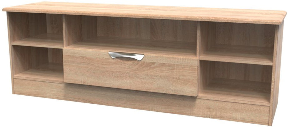 Camden Wide 1 Drawer Open Shelf TV Unit