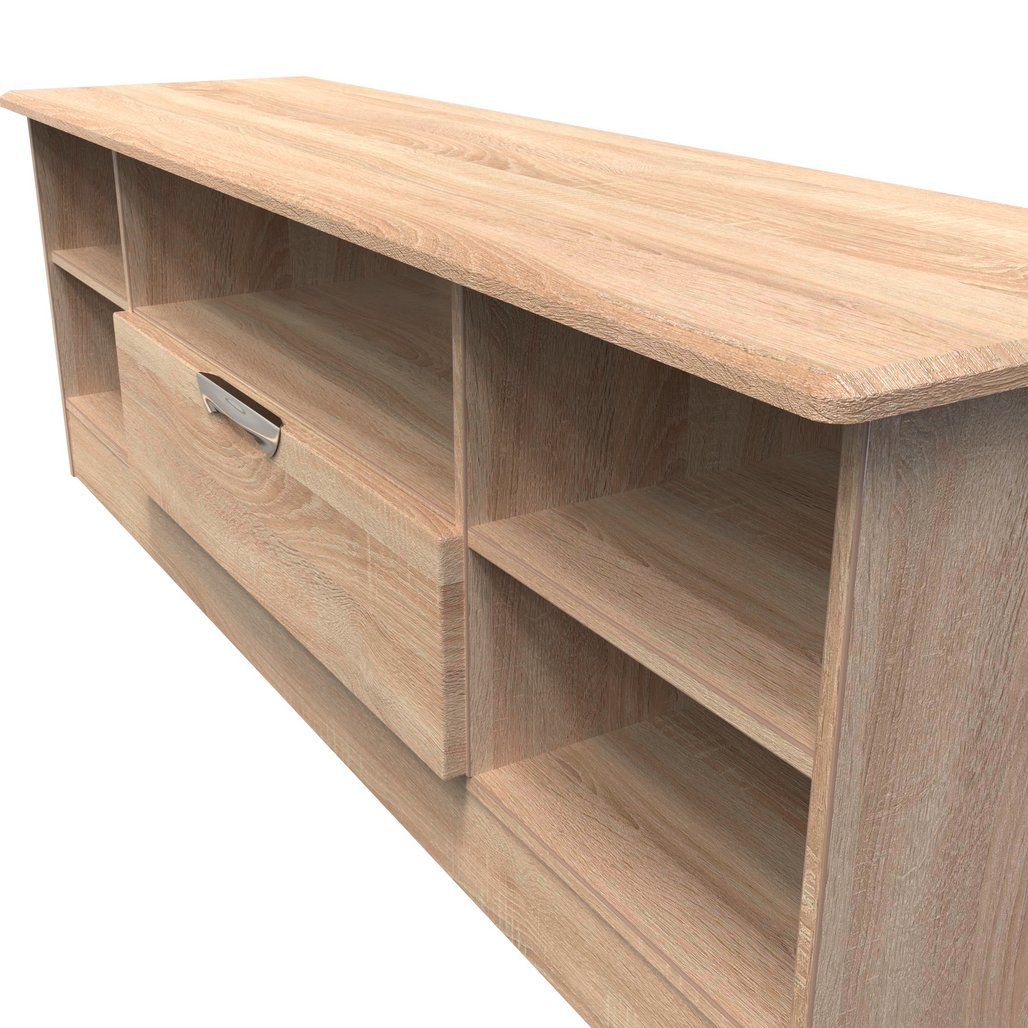 Camden Wide 1 Drawer Open Shelf TV Unit