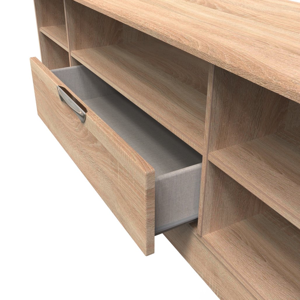 Camden Wide 1 Drawer Open Shelf TV Unit