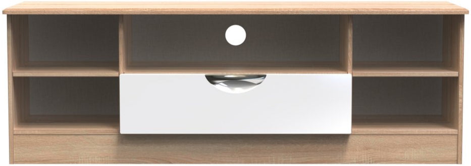 Camden Wide 1 Drawer Open Shelf TV Unit